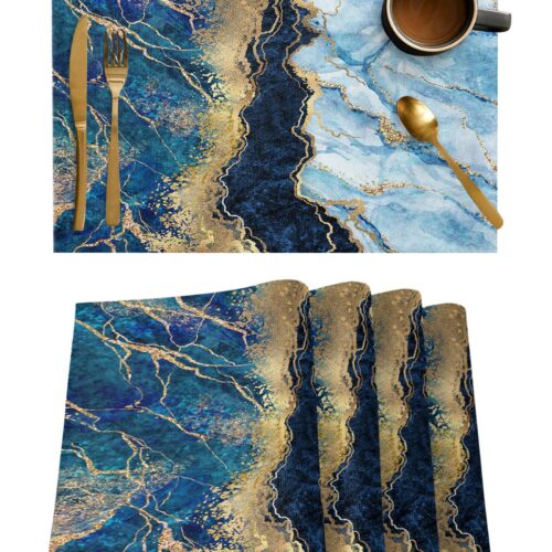 Eco Friendly Golden Branches Placemats