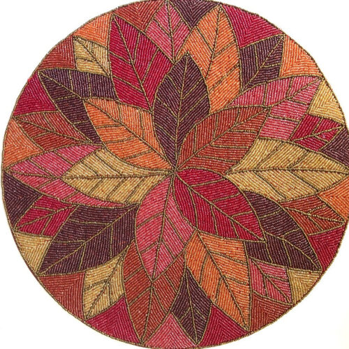 Handmade Beaded Sequined Placemat