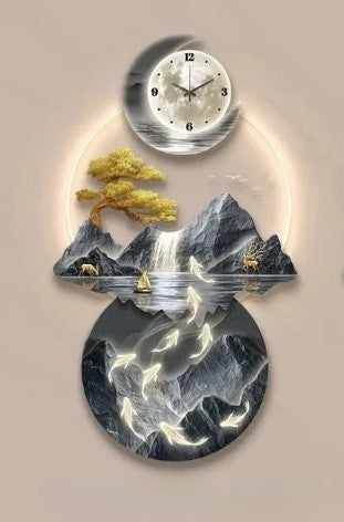 Modern Glowing Large LED Wall Clocks