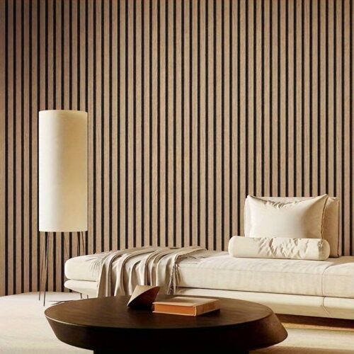 Realistic Wood Sensation Design 3D-Wallpaper